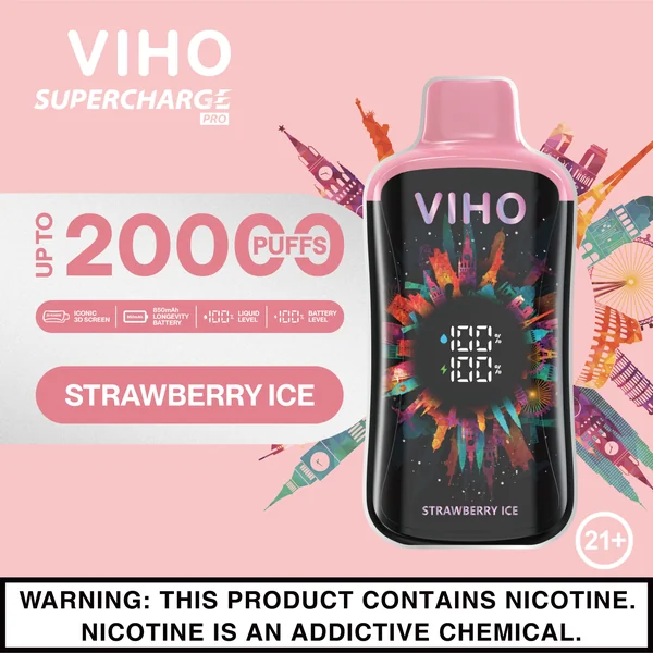 Viho Supercharge Pro 20000 Puffs Disposable Vape Device - Image 24