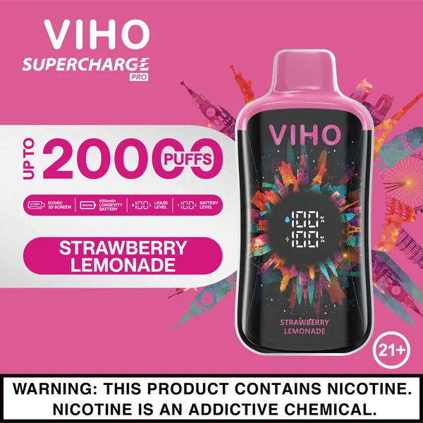 Viho Supercharge Pro 20000 Puffs Disposable Vape Device - Image 25