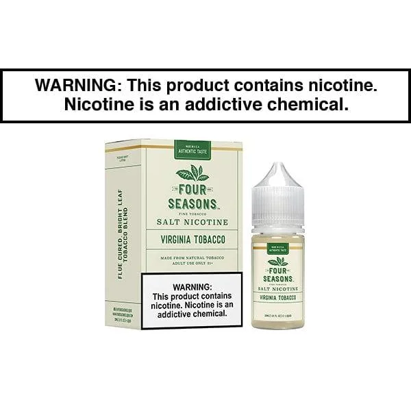 VIRGINIA TOBACCO BY FOUR SEASONS SALTS 30ML