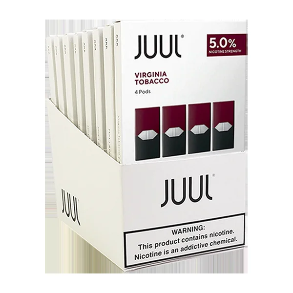 Virginia Tobacco JUUL Pod 8-Pack Display (4ct packs)