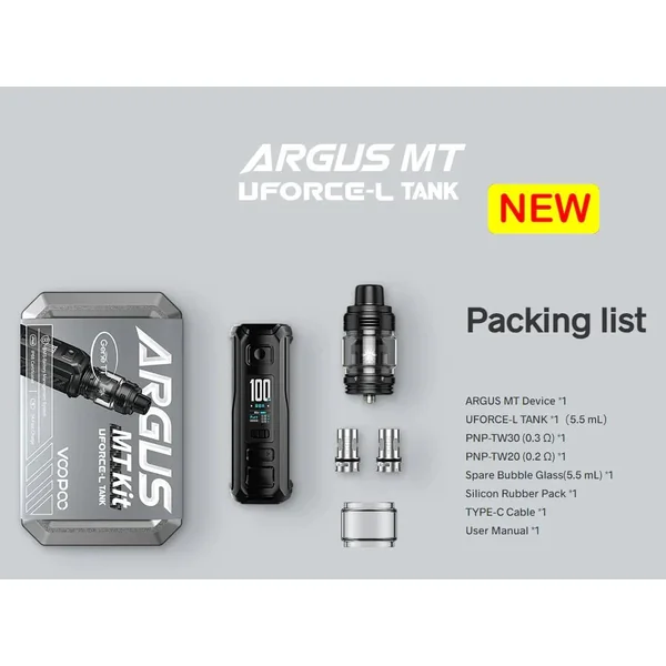 VOOPOO ARGUS MT 100W Starter Kit - Image 5