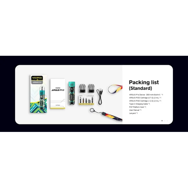 VOOPOO ARGUS P1S 25W Pod System - Image 2