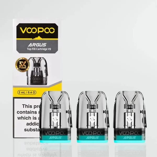 Voopoo – Argus Top Fill V2 Pods - 0.4 / 0.7 / 1.0 ohm - Pack of 3