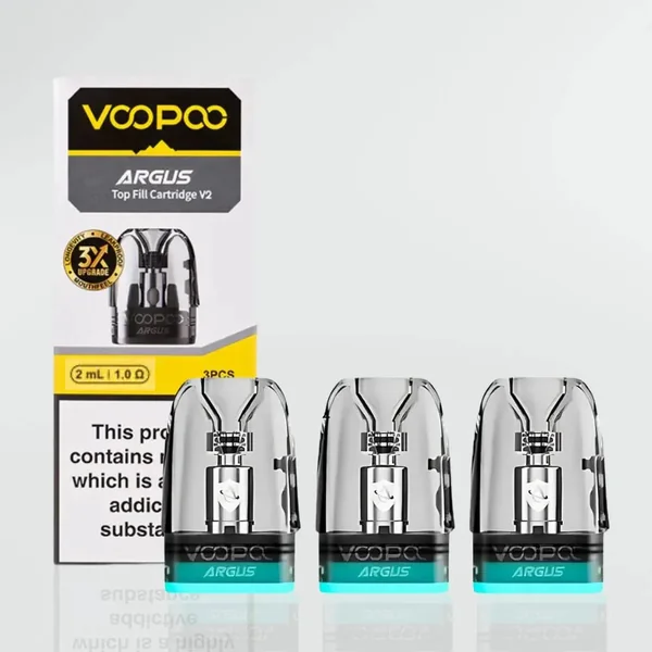 Voopoo – Argus Top Fill V2 Pods - 0.4 / 0.7 / 1.0 ohm - Pack of 3 - Image 3
