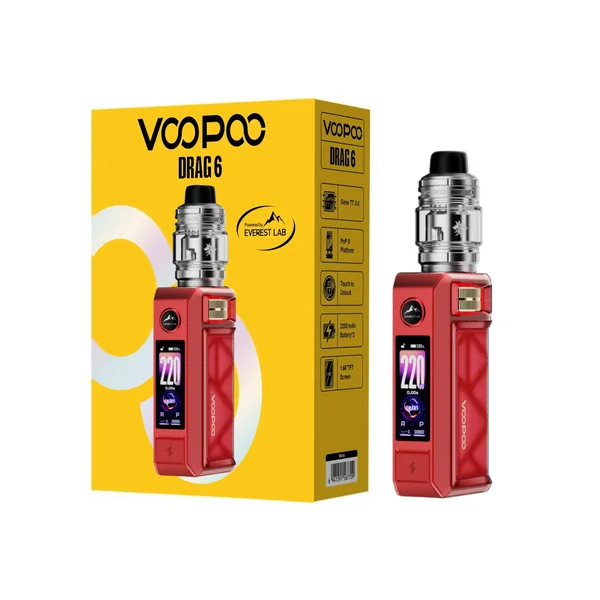 VOOPOO Drag 6 220W Starter Kit - Image 5
