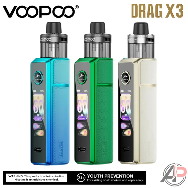 Voopoo Drag X3 80w Pod Mod Starter Kit Device