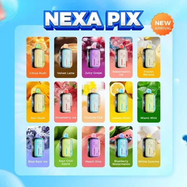 VOOPOO NEXA PIX 35K Disposable Vape (5%, 35000 Puffs) - Image 3
