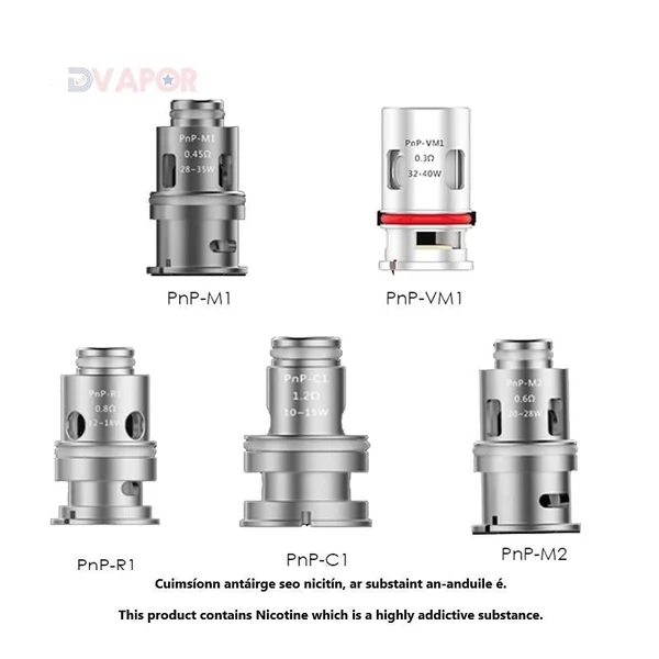 VOOPOO PnP Replacement Coils (5 Pack) - Image 3