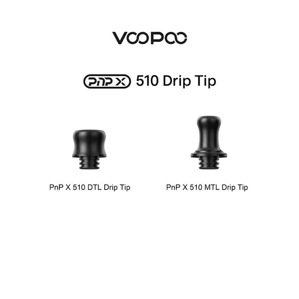 VOOPOO PnP X 510 Drip Tip 2pcs - Image 2