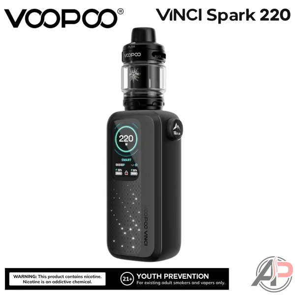 Voopoo Vinci Spark 220W Box Mod Starter Kit Device - Image 11