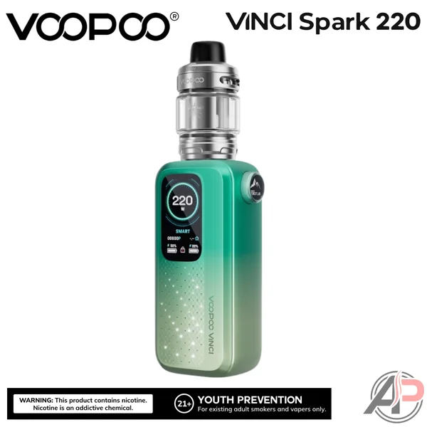 Voopoo Vinci Spark 220W Box Mod Starter Kit Device - Image 7