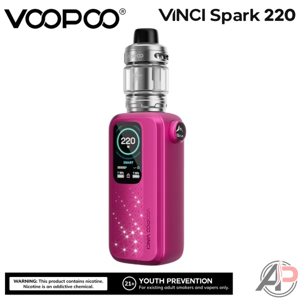 Voopoo Vinci Spark 220W Box Mod Starter Kit Device - Image 8