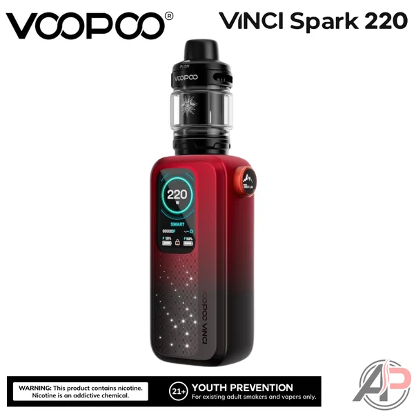 Voopoo Vinci Spark 220W Box Mod Starter Kit Device - Image 10