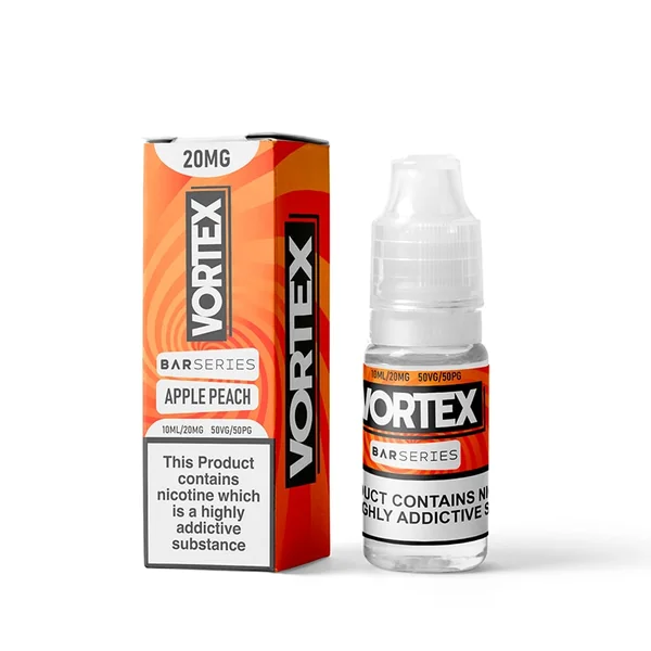 Vortex Apple Peach 10ml Nic Salt E-Liquid - Image 2