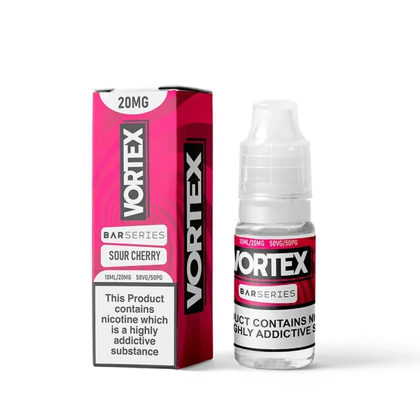 Vortex Sour Cherry 10ml Nic Salt E-Liquid - Image 2