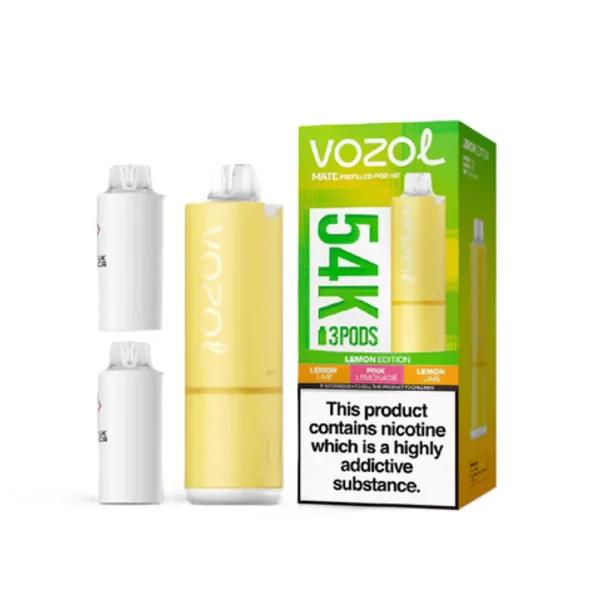 Vozol Mate 54K Prefilled Pod Kit Lemon Edition