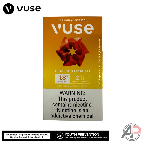 Vuse Alto Classic Tobacco Pods 2 Pack