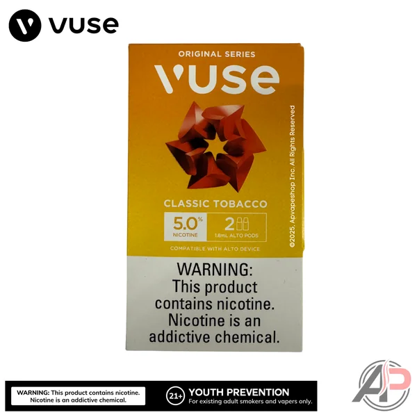 Vuse Alto Classic Tobacco Pods 2 Pack - Image 3