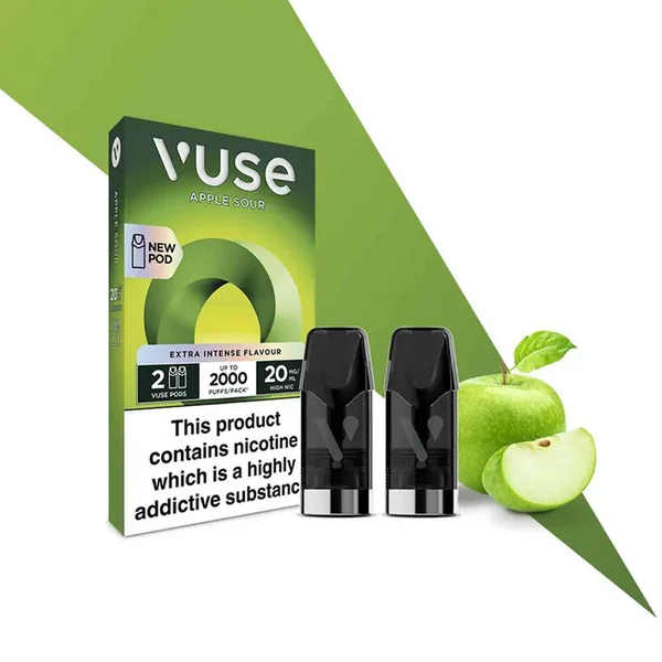 Vuse Extra Intense Apple Sour Flavour Pods