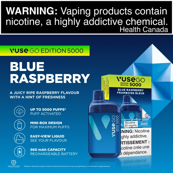 Vuse GO Edition 5000 - Blue Raspberry - Image 2