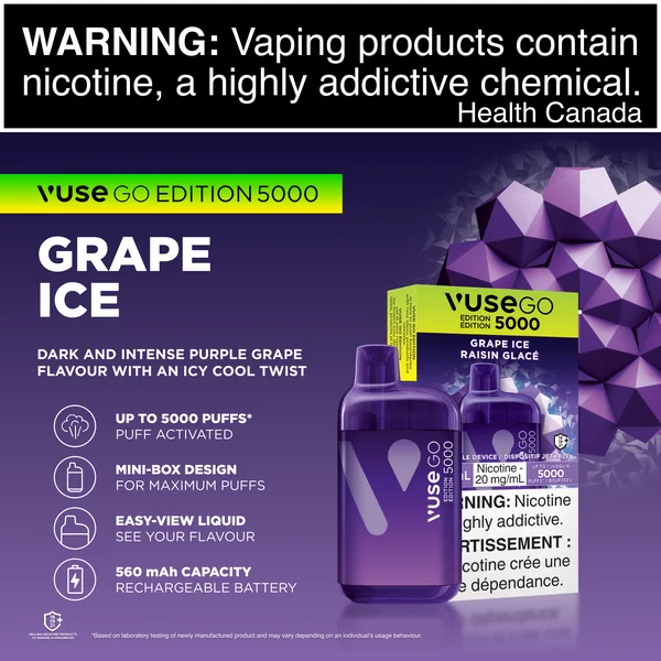 Vuse GO Edition 5000 - Grape Ice - Image 2