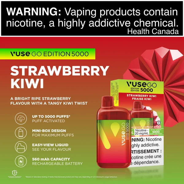 Vuse GO Edition 5000 - Strawberry Kiwi - Image 2