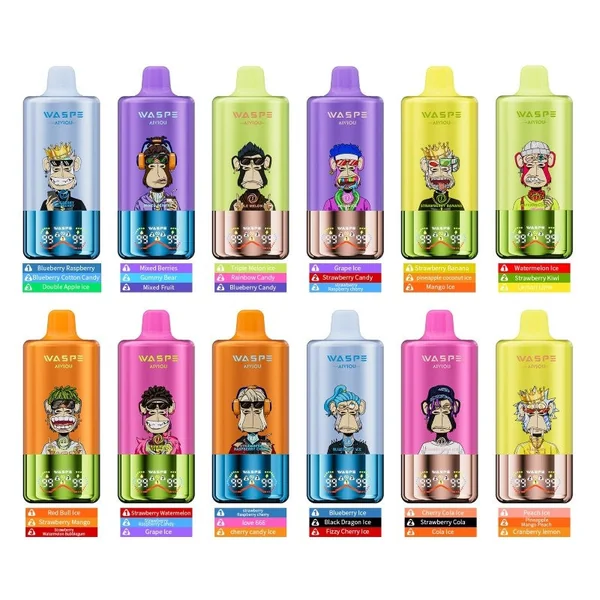 WASPE 60K 3-in-1 Triple Flavor Disposable Vape (54ml, 5%)