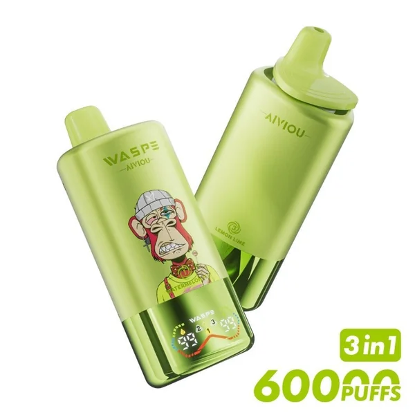 WASPE 60K 3-in-1 Triple Flavor Disposable Vape (54ml, 5%) - Image 2