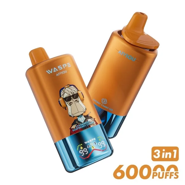 WASPE 60K 3-in-1 Triple Flavor Disposable Vape (54ml, 5%) - Image 4