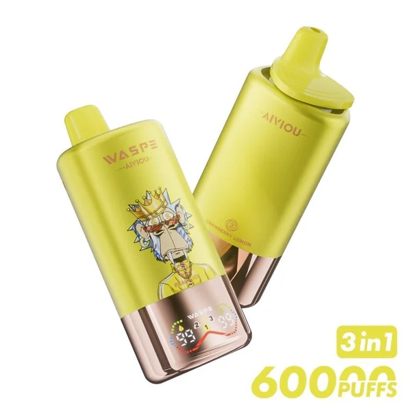 WASPE 60K 3-in-1 Triple Flavor Disposable Vape (54ml, 5%) - Image 5