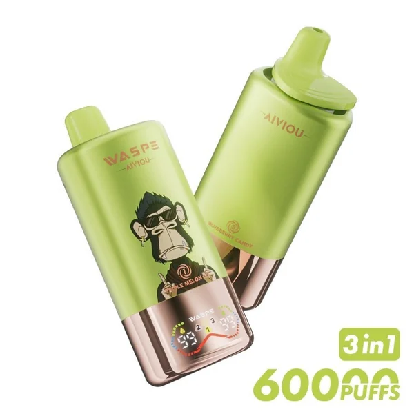 WASPE 60K 3-in-1 Triple Flavor Disposable Vape (54ml, 5%) - Image 8