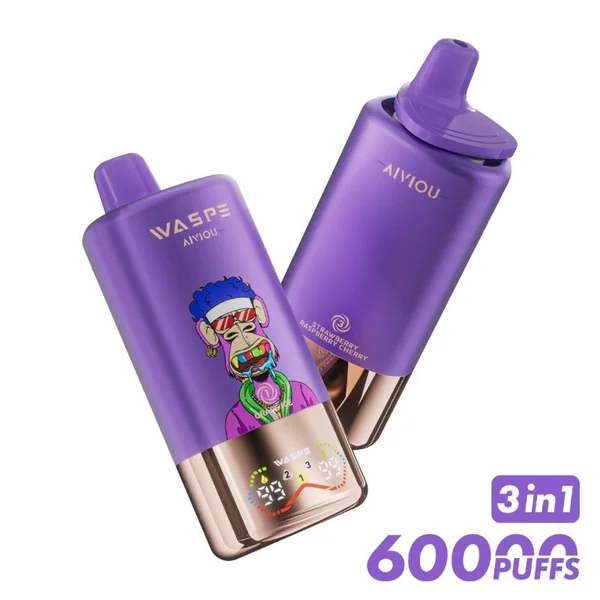 WASPE 60K 3-in-1 Triple Flavor Disposable Vape (54ml, 5%) - Image 9