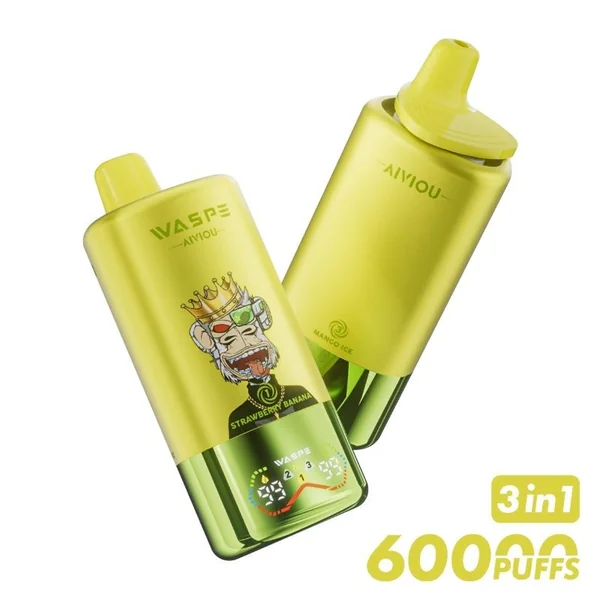 WASPE 60K 3-in-1 Triple Flavor Disposable Vape (54ml, 5%) - Image 10