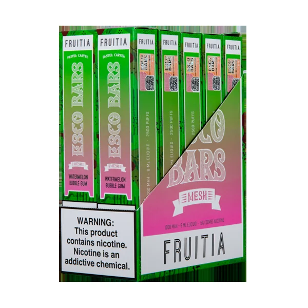 Watermelon Bubble Gum Esco Bar - Image 2
