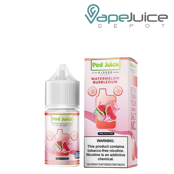 Watermelon Bubblegum Pod Juice PJ5000 TFN Salt 30ml