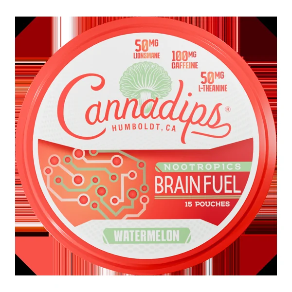 Watermelon Cannadips Brain Fuel Pouches