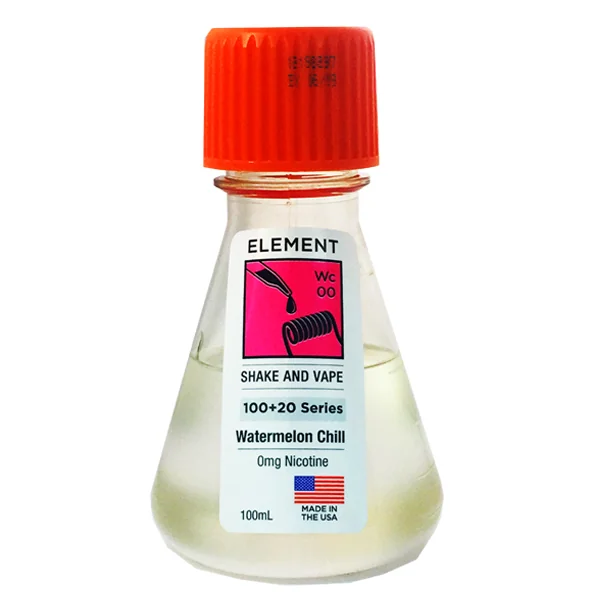 Watermelon Chill E Liquid 100ml by Element 100+20 Series Flask