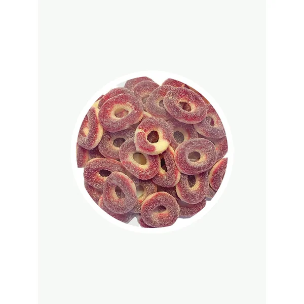 Watermelon Hoops 40mg CBD Gummy | 10 Pieces | 400mg CBD - Image 2