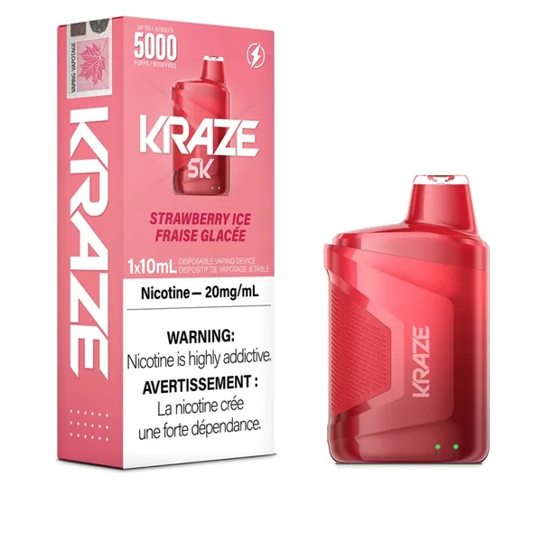 Watermelon Iced Kraze 5K Disposable Vape | 10mL - VapeLoft