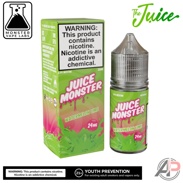 Watermelon Lime E-Liquid By Juice Monster Vape Labs 100mL - Image 2