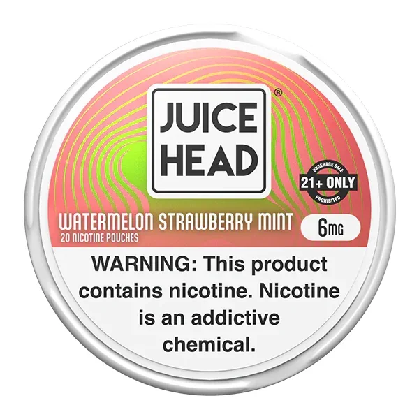 Watermelon Strawberry Mint Juice Head Pouches - Vaperushusa Online Vape Store