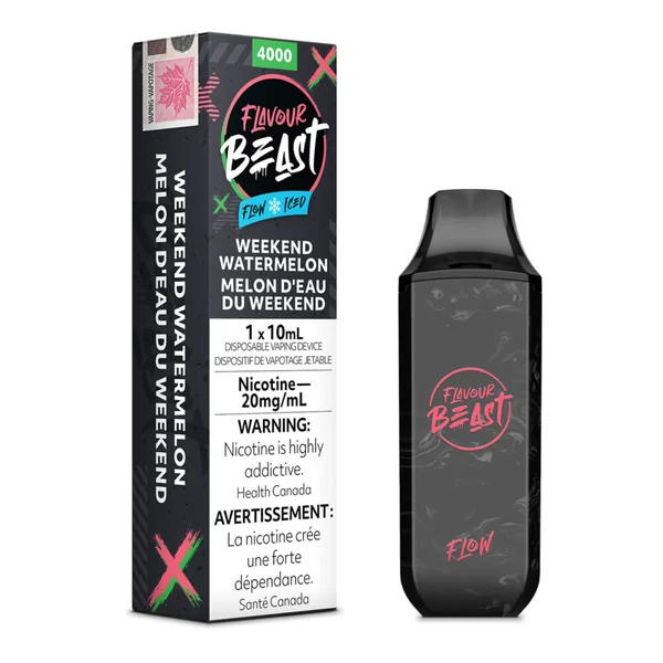 Weekend Watermelon Iced Flavour Beast Flow Disposable Vape | VapeLoft