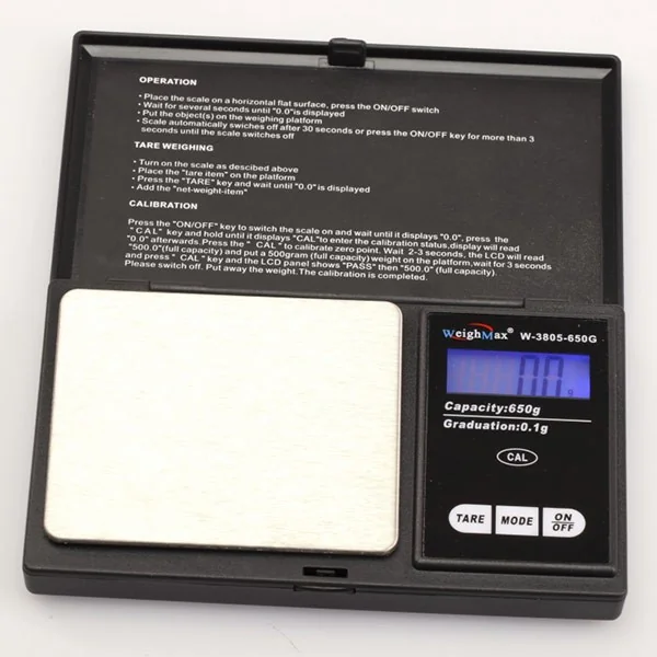 WeighMax W3805-650-black Digital Scale