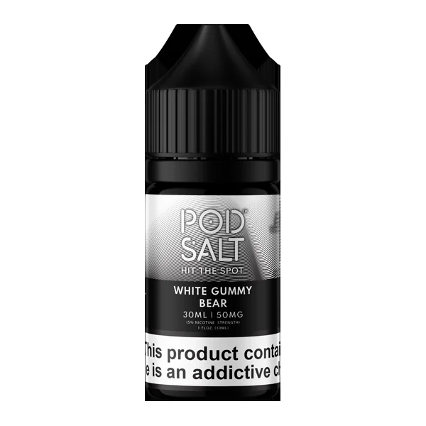 White Gummy Bear POD SALT Onyx Salts