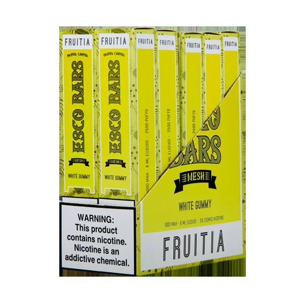 White Gummy Esco Bar - Image 2