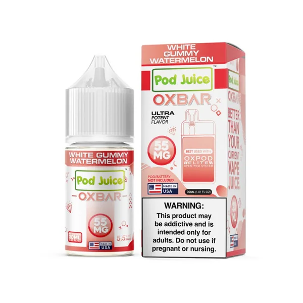 White Gummy Watermelon - Pod Juice X Ox-Bar E-Liquid | 30 ml
