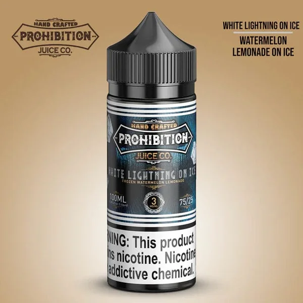 White Lightning On ICE - Prohibition Juice Co. - 100mL