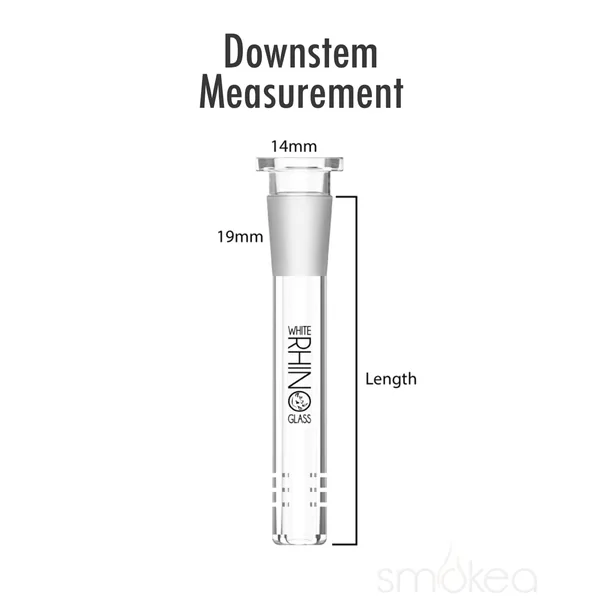 White Rhino 18mm/14mm Glass on Glass Downstem - Image 2