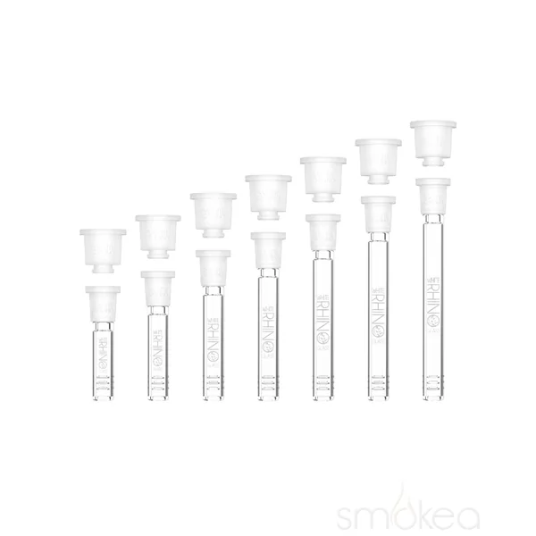 White Rhino Hybrid Glass Downstem