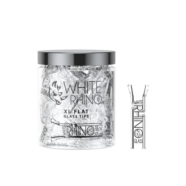 White Rhino XL Round Glass Tip